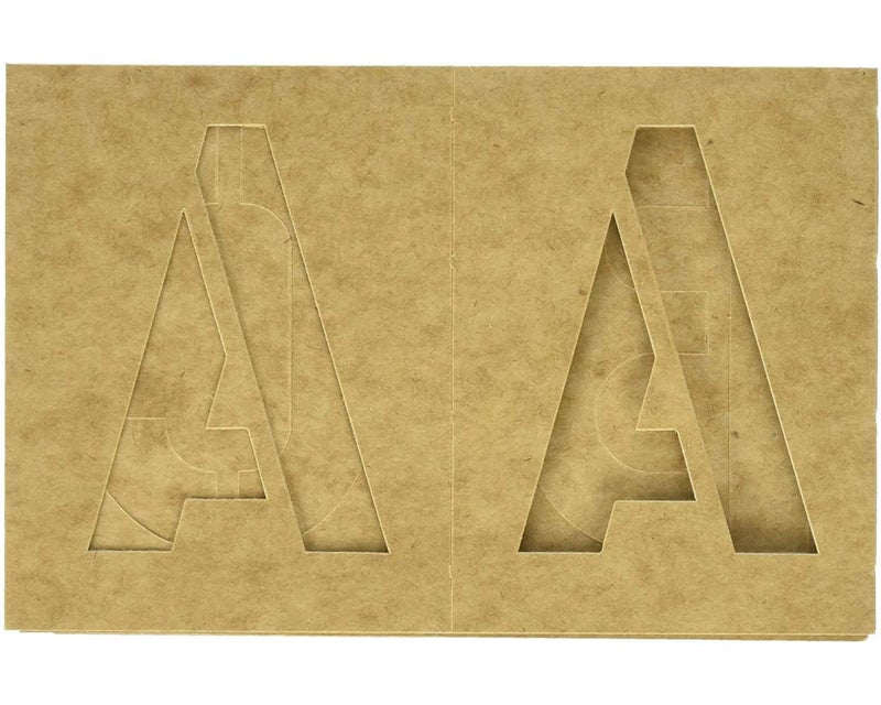 Pro Art Oiled Stencil Board Premium 10" Lettering Set (PRO-3010-10) - Image 2